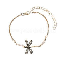 Dragonfly Alloy Link Chain Anklets for Women&nbsp;FS-WG88D05-01