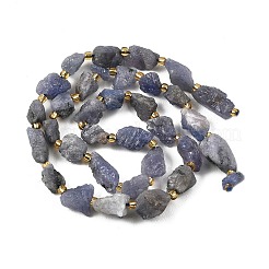 Raw Rough Natural Tanzanite Beads Strands&nbsp;G-D101-A12