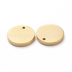 PVD Vacuum Plating 304 Stainless Steel Stamping Blank Tag Charms&nbsp;X-STAS-G215-11G
