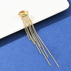 304 Stainless Steel Tassel Cuff Earrings&nbsp;EJEW-B145-01G