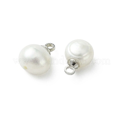 Natural Cultured Freshwater Pearl Pendants&nbsp;PALLOY-JF05325