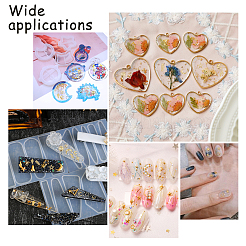 600Pcs 20 Styles Alloy & Brass Cabochons&nbsp;MRMJ-AR0001-06