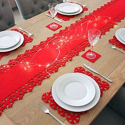 Christmas Theme Fibre Cup Mat&nbsp;AJEW-I056-03