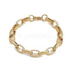 304 Stainless Steel Cable Chain Bracelets for Women&nbsp;BJEW-Z143-10G