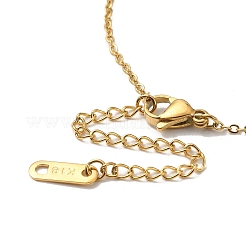 304 Stainless Steel Envelope Locket Necklaces&nbsp;NJEW-H024-04G-02