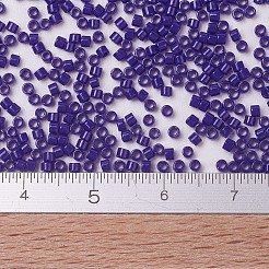 MIYUKIデリカビーズ小  シリンダー  日本製シードビーズ  15/0  （dbs0726)不透明コバルト  1.1x1.3mm  穴：0.7mm  約3500個/10g&nbsp;X-SEED-J020-DBS0726