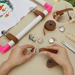Polyester & Iron Clips&nbsp;DIY-WH0589-24
