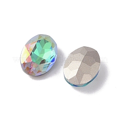 Glass Rhinestone Cabochons&nbsp;RGLA-L029-02B-SPLA