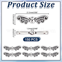 150Pcs Tibetan Style Alloy Beads&nbsp;TIBEB-HY0001-13