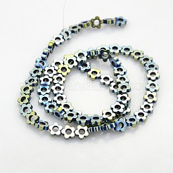 Electroplate Non-magnetic Synthetic Hematite Beads Strands&nbsp;G-J217C-07