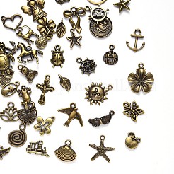 Tibetan Style Alloy Pendants&nbsp;TIBEP-YW0001-07AB