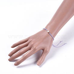 Adjustable Nylon Thread Braided Beads Bracelets&nbsp;BJEW-JB04375