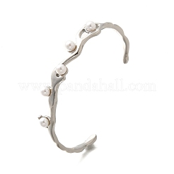 304 Stainless Steel Cuff Bangles for Women&nbsp;BJEW-U021-04P