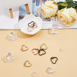 9Pcs 3 Colors Alloy Screw Carabiner Lock Charms&nbsp;FIND-DC0005-63