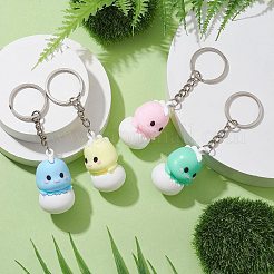 Cartoon Dinosaur Baby PVC Plastic Keychain&nbsp;KEYC-JKC00669