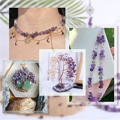 4 Strands Natural Amethyst Chip Beads Strands&nbsp;G-SC0002-67