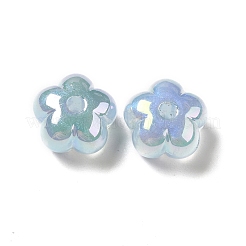 UV Plating Rainbow Iridescent Acrylic Beads&nbsp;PACR-M002-05C