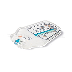 Transparent Printed Acrylic Pendants&nbsp;TACR-G042-01B