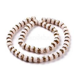 Electroplate Opaque Glass Beads Strands&nbsp;GLAA-P003-A04