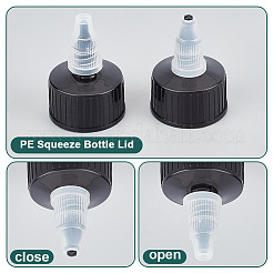 Plastic Twist Bottle Cap&nbsp;SRIB-WH0148-392