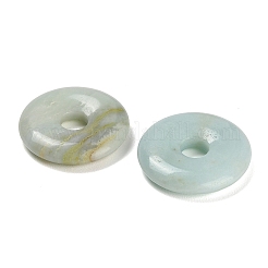 ナチュラルフラワーアマゾナイトペンダント  ドーナツ/円盤チャーム  30x6.5mm  穴：7.5mm&nbsp;G-F831-A05