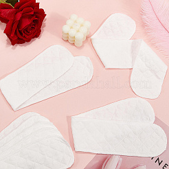 通気性のあるコットンの再利用可能な胸パッド  授乳パッド  ホワイト  465x85x3mm&nbsp;DIY-WH20048-008