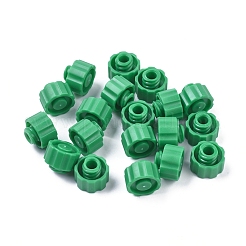 プラスチックシリンジキャップ  ディスペンシングシリンジチップキャップ  ロックネジ型工業用シリンジチップキャップ  グリーン  13.5x10.5mm  穴：4mm&nbsp;DIY-WH0148-36D