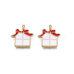 Rack Plating Alloy Enamel Charms&nbsp;ENAM-N055-166