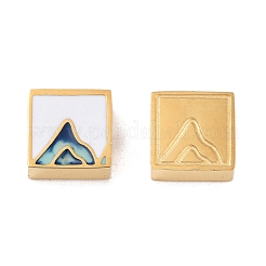 Ion Plating(IP) 304 Stainless Steel Enamel Beads&nbsp;STAS-I309-11A-G