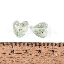 Handmade Foil Glass Beads&nbsp;FOIL-N029-09G