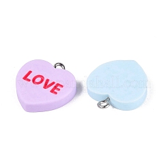 Opaque Resin Pendants&nbsp;RESI-N051-16