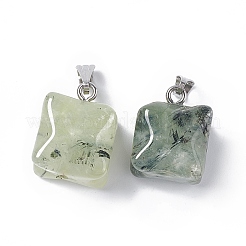 Natural Prehnite Pendants&nbsp;G-C002-02D