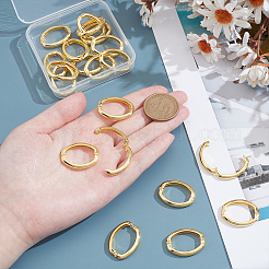 20Pcs Brass Twister Clasps&nbsp;KK-UN0005-31