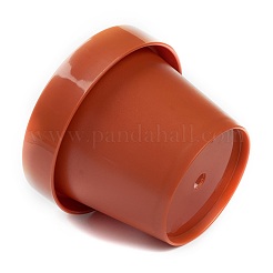 Plastic Flowerpot Holder for Cup Mat Home Office Bar Decoration&nbsp;AJEW-H110-01