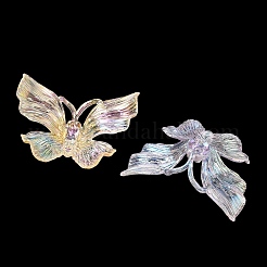 樹脂カボション  蝶  ミックスカラー  32.5~33.5x39.5x13mm&nbsp;CRES-A063-03