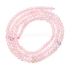 Natural Morganite Beads Strands&nbsp;G-H358-A10-3mm-01