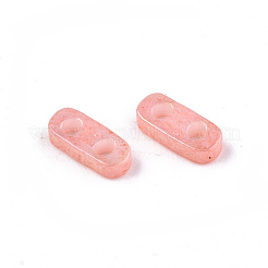 FGB 2-Hole Glass Seed Beads&nbsp;X-SEED-S031-S-SQ1202R