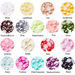 ABS Plastic Cabochons&nbsp;SACR-PH0005-8mm-01