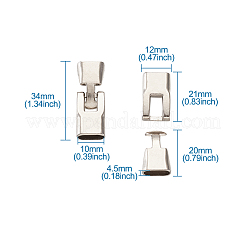 Alloy Snap Lock Clasps&nbsp;LS-PALLOY-TAC0009-24P