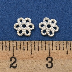 925 Sterling Silver Bead Caps&nbsp;STER-C007-04A-S
