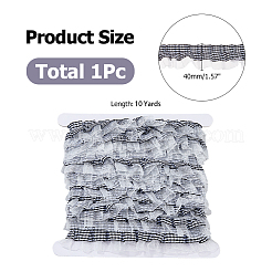 10 Yards Polyester Lace Ribbons&nbsp;SRIB-OC0001-13D