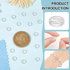 16Pcs Sterling Silver Bead Frame&nbsp;STER-BC0001-81