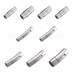 304ステンレススチール製バヨネット留め具とマグネット式ネジ留め具  ステンレス鋼色  30x6mm  穴：3mm&nbsp;STAS-YS0001-04P