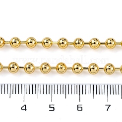 Rack Plating Brass Ball Chain Necklaces for Women&nbsp;NJEW-A035-04G-02