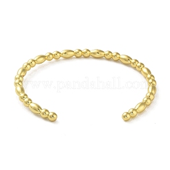 Brass Cuff Bangles&nbsp;BJEW-D039-10A-G