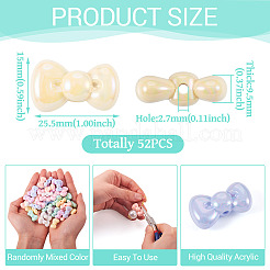 52Pcs Opaque Acrylic Beads&nbsp;OACR-TA0003-72