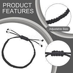 12Pcs Braided Nylon Cord Bracelets&nbsp;BJEW-SP0001-27A