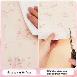 Rose Pattern PVC Shelf Liners&nbsp;AJEW-WH0083-14A