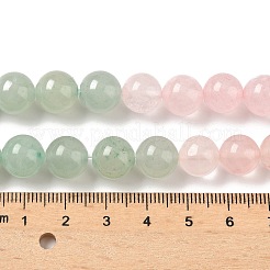 Chakra Natural Yellow Jade & Crystal Quartz & Green Aventurine & Rose Quartz & Carnelian & Sodalite & Amethyst Beads Strands&nbsp;G-NH0002-E03-10mm