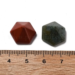 天然と合成の混合宝石用原石のカボション  ピラミッド  染めと未染色の混合  15~16x13~14x10~10.5mm&nbsp;G-U031-03